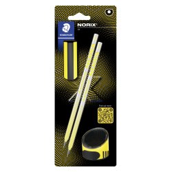 STAEDTLER Blyant Norix HB s�t gul blister (4)