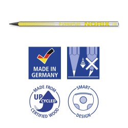 STAEDTLER Blyant Norix HB s�t r�d blister (4)