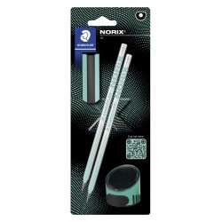 STAEDTLER Blyant Norix HB s�t gr�n blister (4)