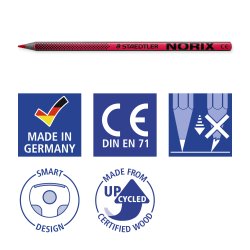 STAEDTLER Farveblyant Norix ass (12)
