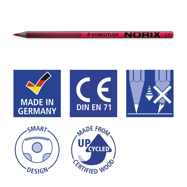 STAEDTLER Farveblyant Norix ass (12)