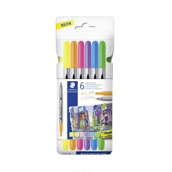 STAEDTLER Fiberpen tusser dobbelt ass (6)