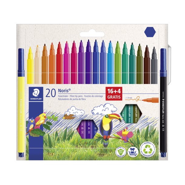 STAEDTLER Fiberpen Noris ass (20)