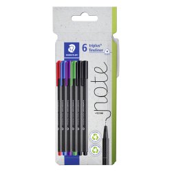 STAEDTLER Fineliner Triplus 0,3mm ass (6)
