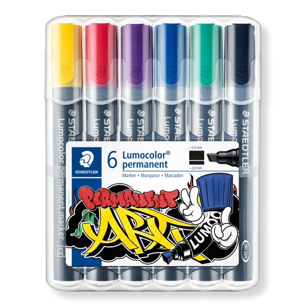 Marker Lumocolor Perm skr 2-5mm ass (6)