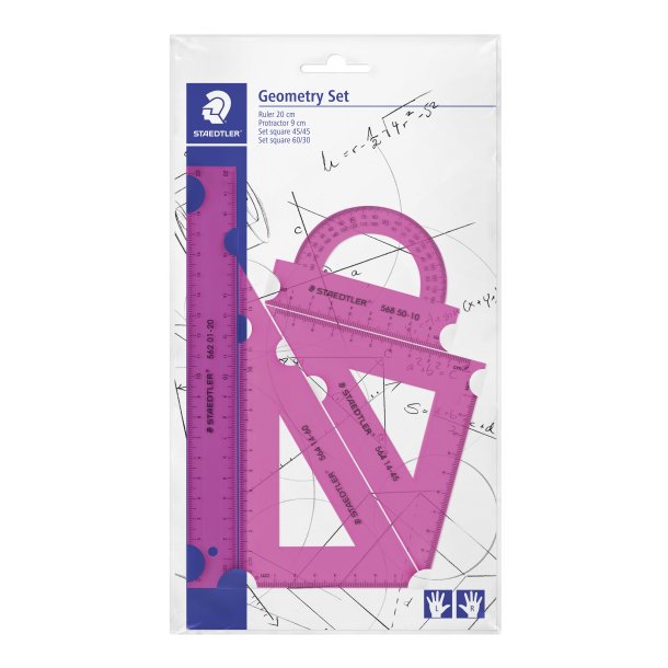 Geometrist 4 dele ass neon farver (18)