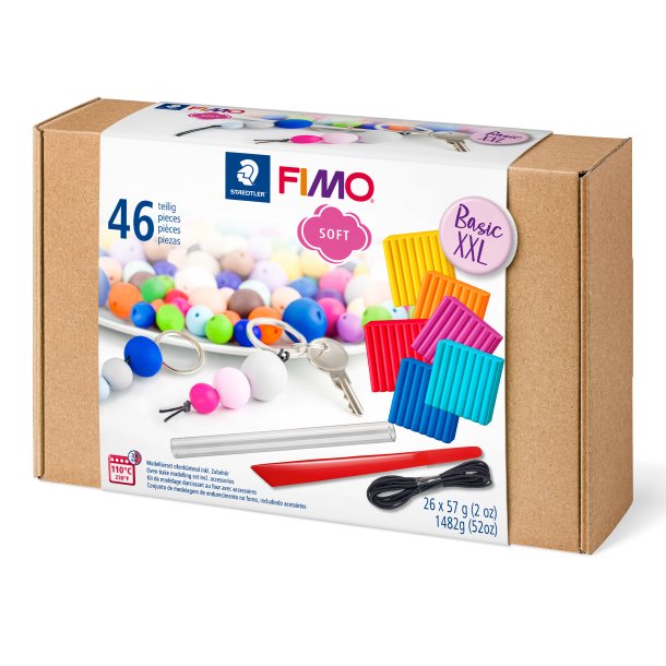 Modeller Fimo Soft Basis XXL 26x57g m/vrktj (46)