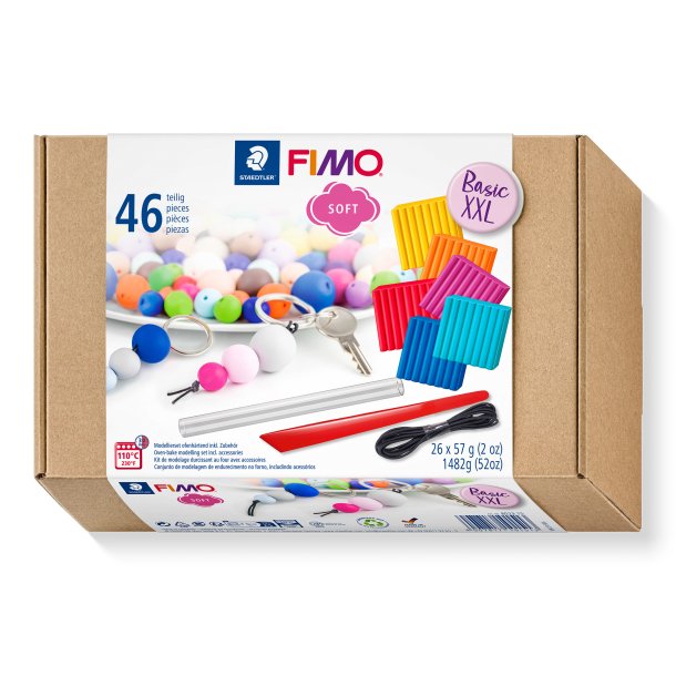 Modeller Fimo Soft Basis XXL 26x57g m/v�rkt�j (46)