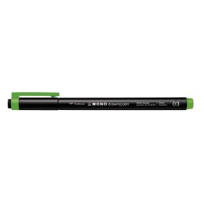 Fineliner Tombow MONO drawing 03 gr�n