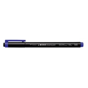 Fineliner Tombow MONO drawing 03 bl�