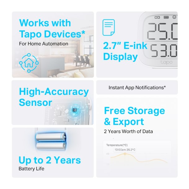 Tapo T315 Smart Temperature and Humidity Monitor