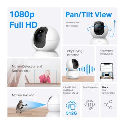 Tapo C200 Pan/Tilt Home Security Wi-Fi Camera