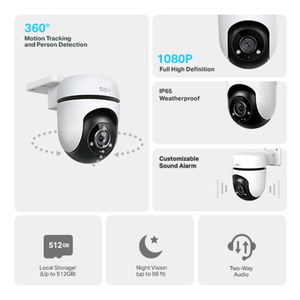 Tapo C500 Outdoor Pan/Tilt Security Wi-Fi Camera