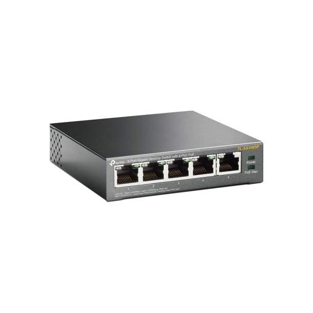 TL-SG1005P 5-Port Gigabit Desktop Switch with  4-Port PoE