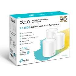 Deco X20 (3-pack) AX1800 Whole Home Mesh Wi-Fi 6 System