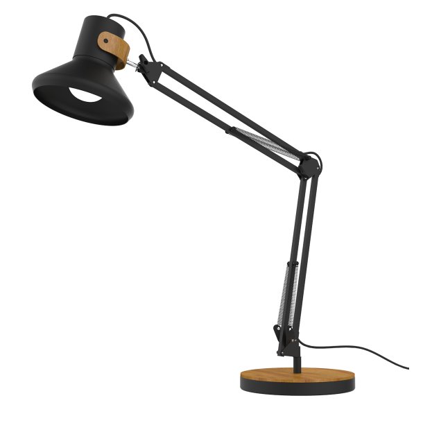 Unilux Baya Bamboo LED lampe, sort/tr