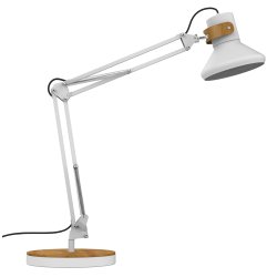 Unilux Baya Bamboo LED lampe, hvid/tr