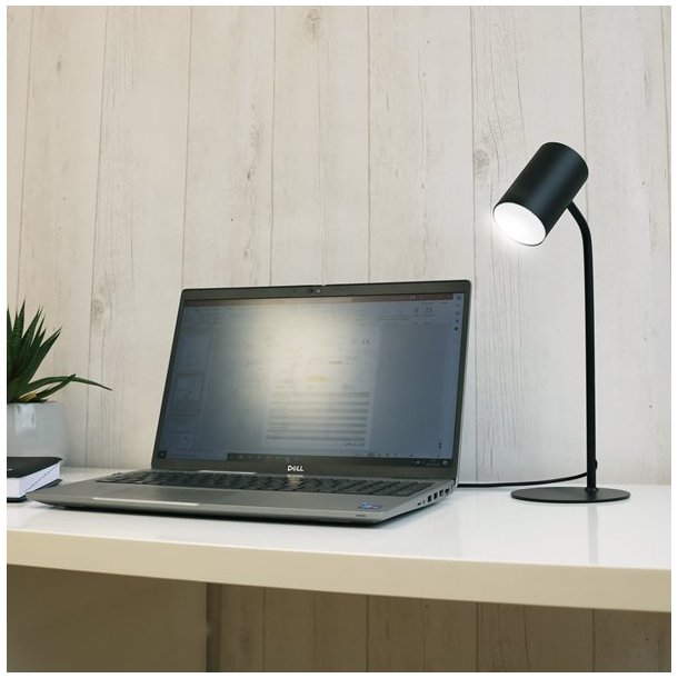 UNILUX KATZ skrivebordslampe, sort