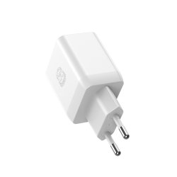 UPSTR&Ouml;M CIRKUL&Auml;R 35W Dual USB-C GaN Charger, White