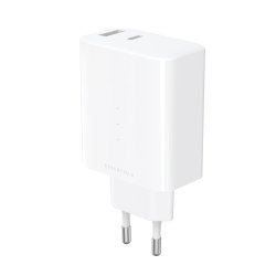 &Euml;SSENTIALS 65W USB-A &amp; USB-C GaN Charger