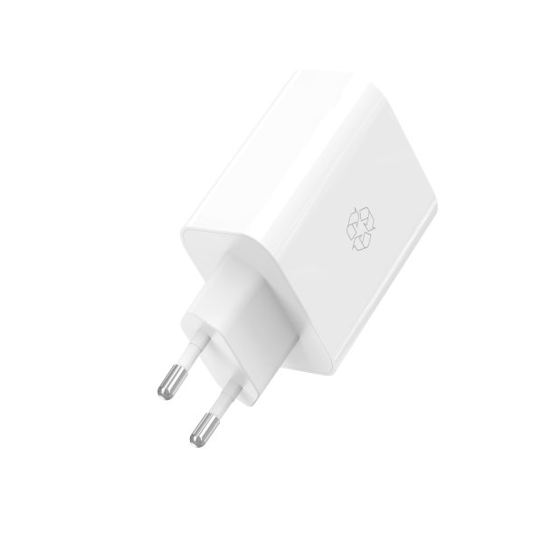 &Euml;SSENTIALS 65W USB-A &amp; USB-C GaN Charger