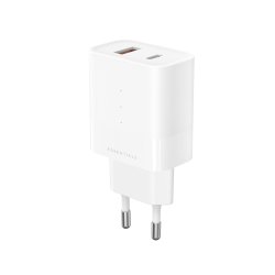 &Euml;SSENTIALS 30W USB-A &amp; USB-C Power Adapter