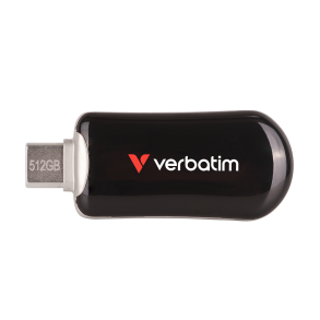 VERBATIM Plectra USB-C Flash Drive Black 512GB
