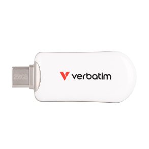 VERBATIM Plectra USB-C Flash Drive White 256GB