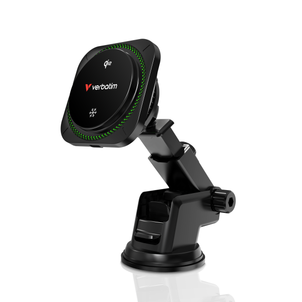 VERBATIM CHARGE 'N' DRIVE QI2 MAG WIRELESS CAR RGB CND-1
