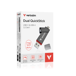 VERBATIM USB-A/C 3.2 Gen1 128GB Dual QuickStick