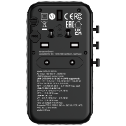 GaN III Universal Travel Adapter UTA-10 2xUSB-C PD140W QC 4+