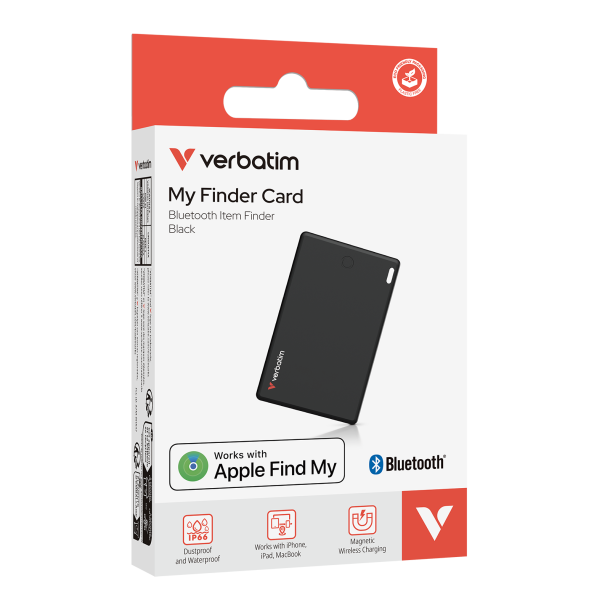 Verbatim My Finder BT Tracker Card black
