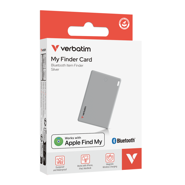 Verbatim My Finder BT Tracker Card silver