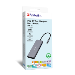 VERBATIM USB-C Pro Multiport Hub 14 Port CMH-14