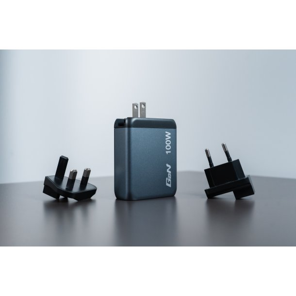GNC-100 GaN Charger 4 Port 100W USB-A/USB-C