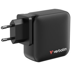 VERBATIM Mini GaN Charger 165W 4 Port US/EU/UK ADP