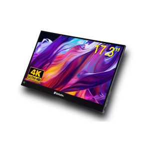 Portable Touchscreen Monitor17.3'' 4K Ultra HD Metal Housing