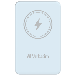 VERBATIM POWER P 5000 MAH UBS-C PD 20W WIRELESS 15W BLUE