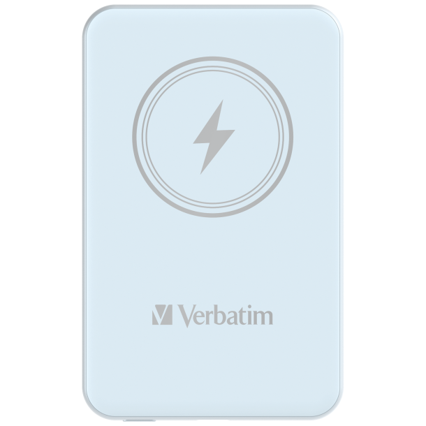 VERBATIM POWER P 5000 MAH UBS-C PD 20W WIRELESS 15W BLUE