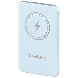 VERBATIM POWER P 5000 MAH UBS-C PD 20W WIRELESS 15W BLUE