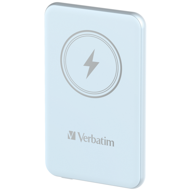 VERBATIM POWER P 5000 MAH UBS-C PD 20W WIRELESS 15W BLUE