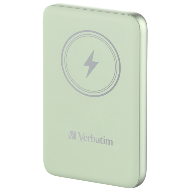 VERBATIM Power P 10000 mAh UBS-C PD 20W WIRELESS 15W Green