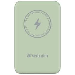 VERBATIM Power P 10000 mAh UBS-C PD 20W WIRELESS 15W Green