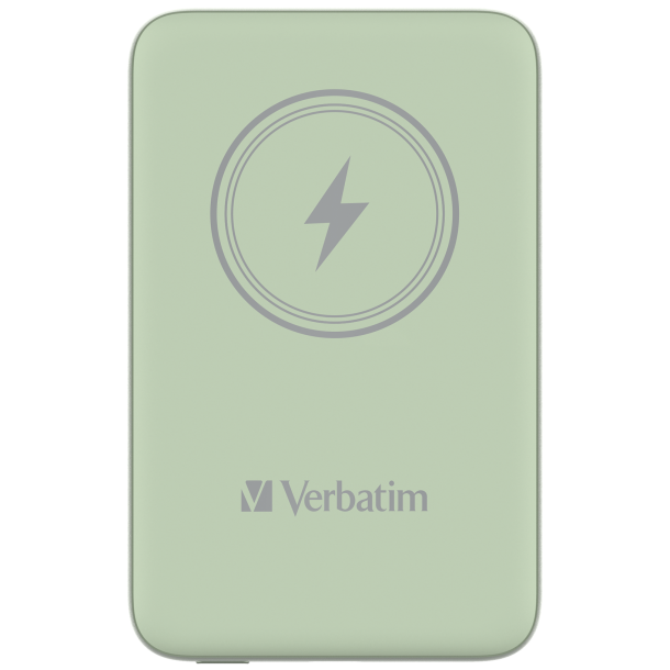 VERBATIM Power P 10000 mAh UBS-C PD 20W WIRELESS 15W Green