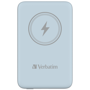 VERBATIM Power P 10000 mAh UBS-C PD 20W WIRELESS 15W Blue