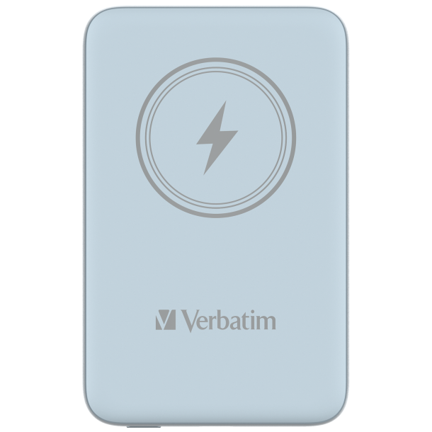 VERBATIM Power P 10000 mAh UBS-C PD 20W WIRELESS 15W Blue