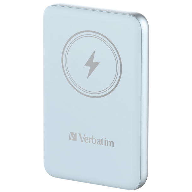 VERBATIM Power P 10000 mAh UBS-C PD 20W WIRELESS 15W Blue