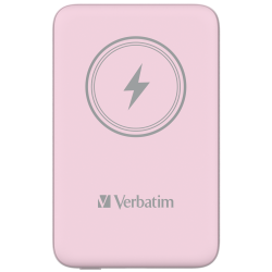 VERBATIM Power P 10000 mAh UBS-C PD 20W WIRELESS 15W Pink