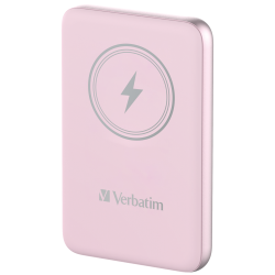 VERBATIM Power P 10000 mAh UBS-C PD 20W WIRELESS 15W Pink
