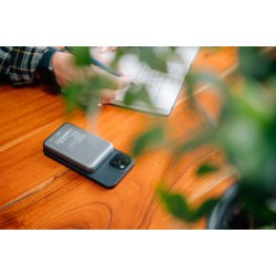 Charge &acute;n&acute; Go Magnetic Wireless Powerbank 10000, Grey